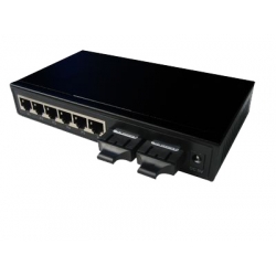 Managed Media Converter with 6 TP Ports NT-M2600